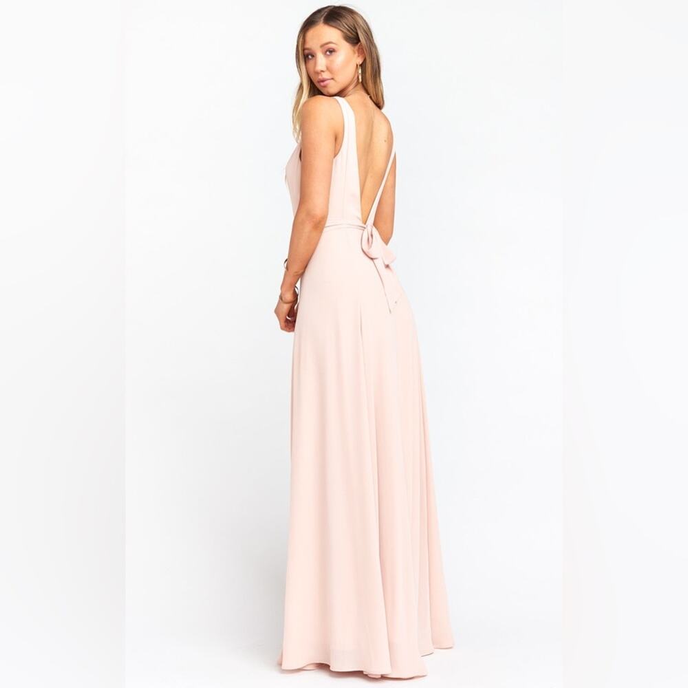 Show me your Mumu Jenn maxi dress dusty rose pink maxi bridesmaid valentines XXS